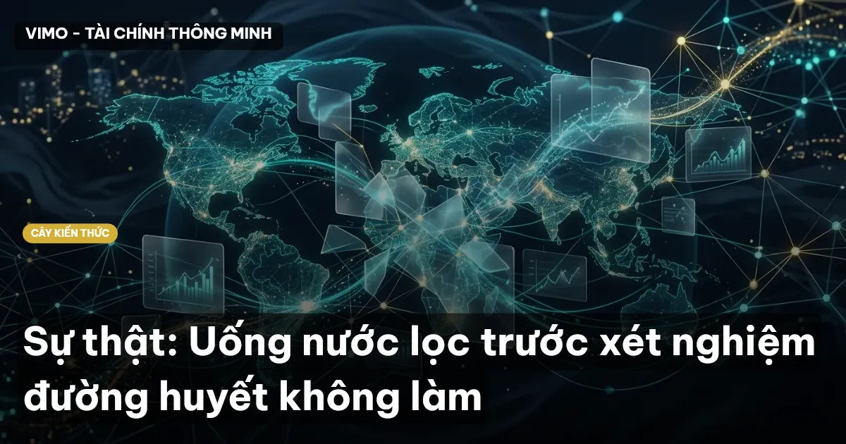Sự thật: Uống nước lọc trước xét nghiệm đường huyết không làm
