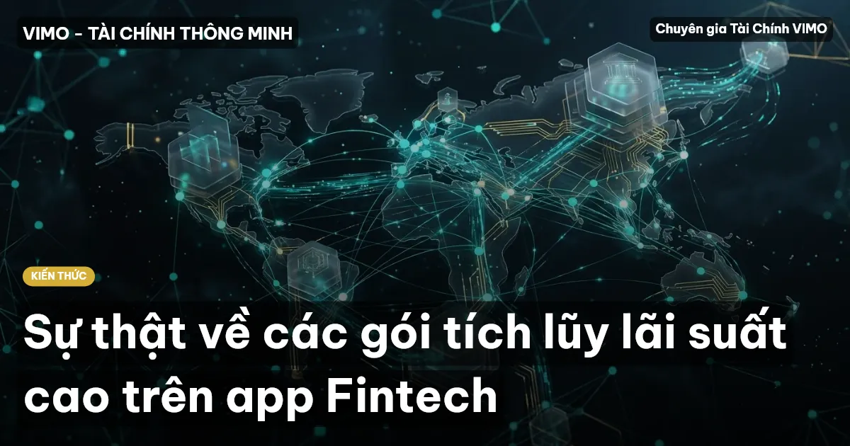 Sự thật về các gói tích lũy lãi suất cao trên app Fintech