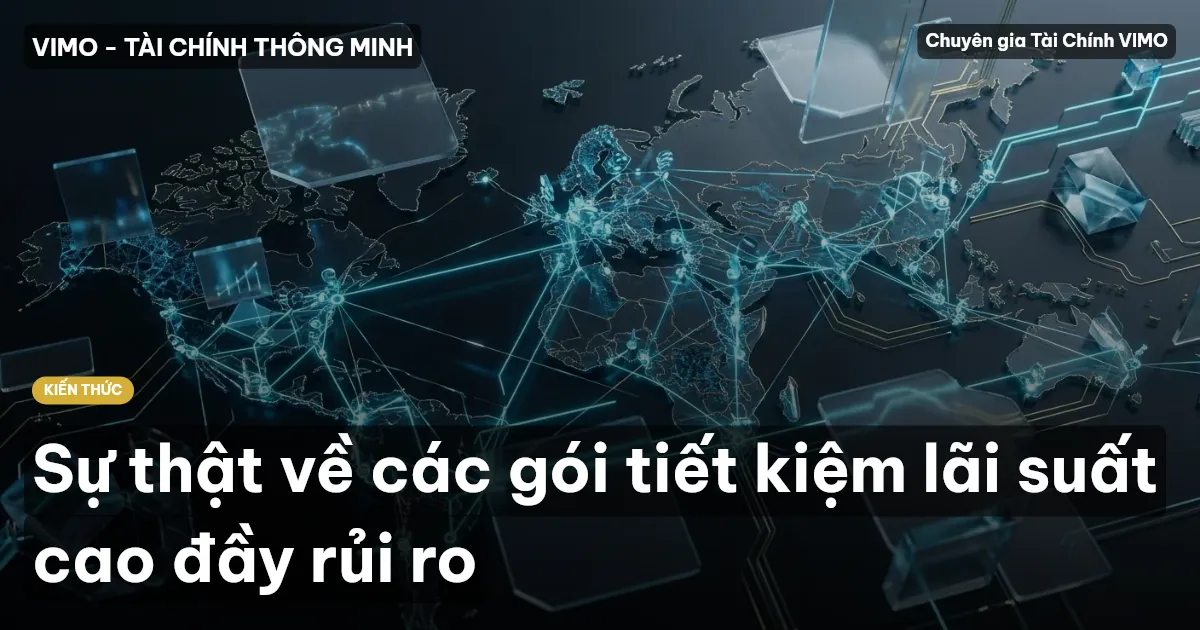 Sự thật về các gói tiết kiệm lãi suất cao đầy rủi ro