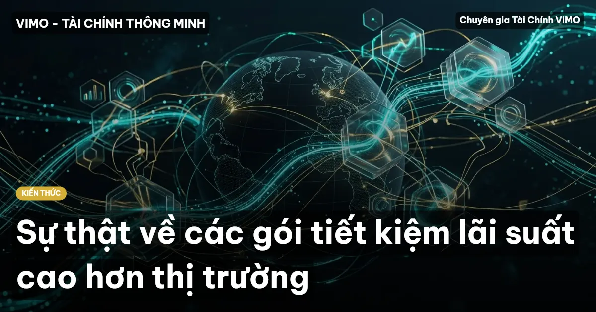 Sự thật về các gói tiết kiệm lãi suất cao hơn thị trường
