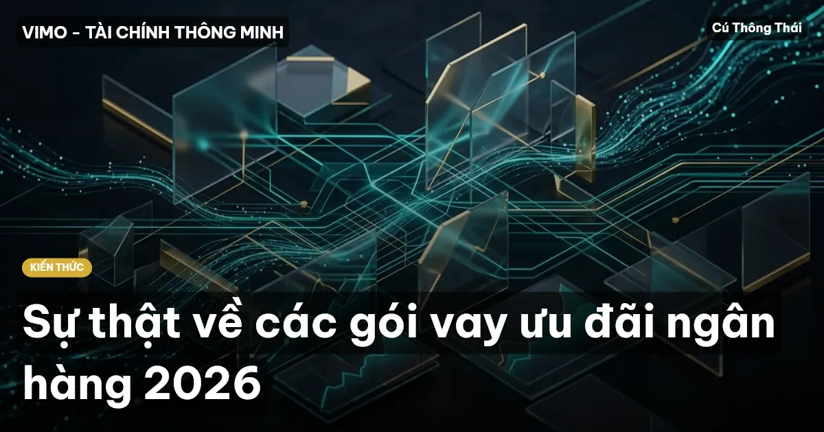 Sự thật về các gói vay ưu đãi ngân hàng 2026