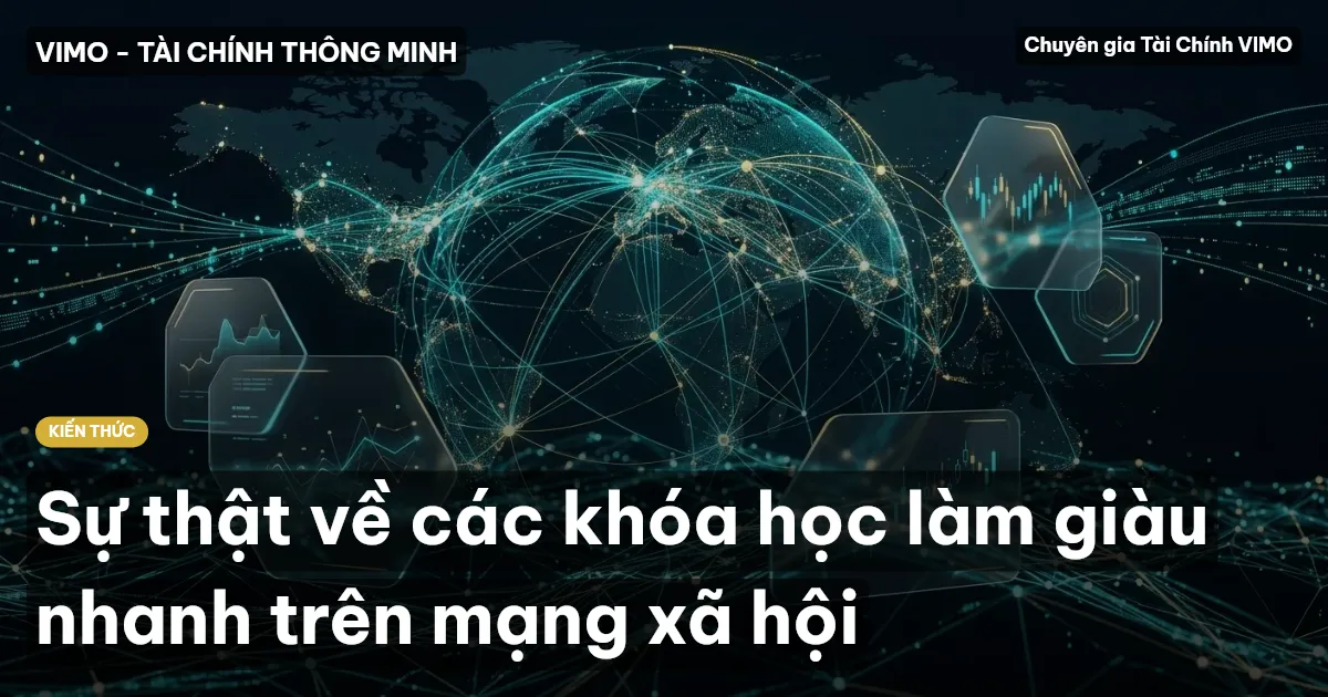 Sự thật về các khóa học làm giàu nhanh trên mạng xã hội