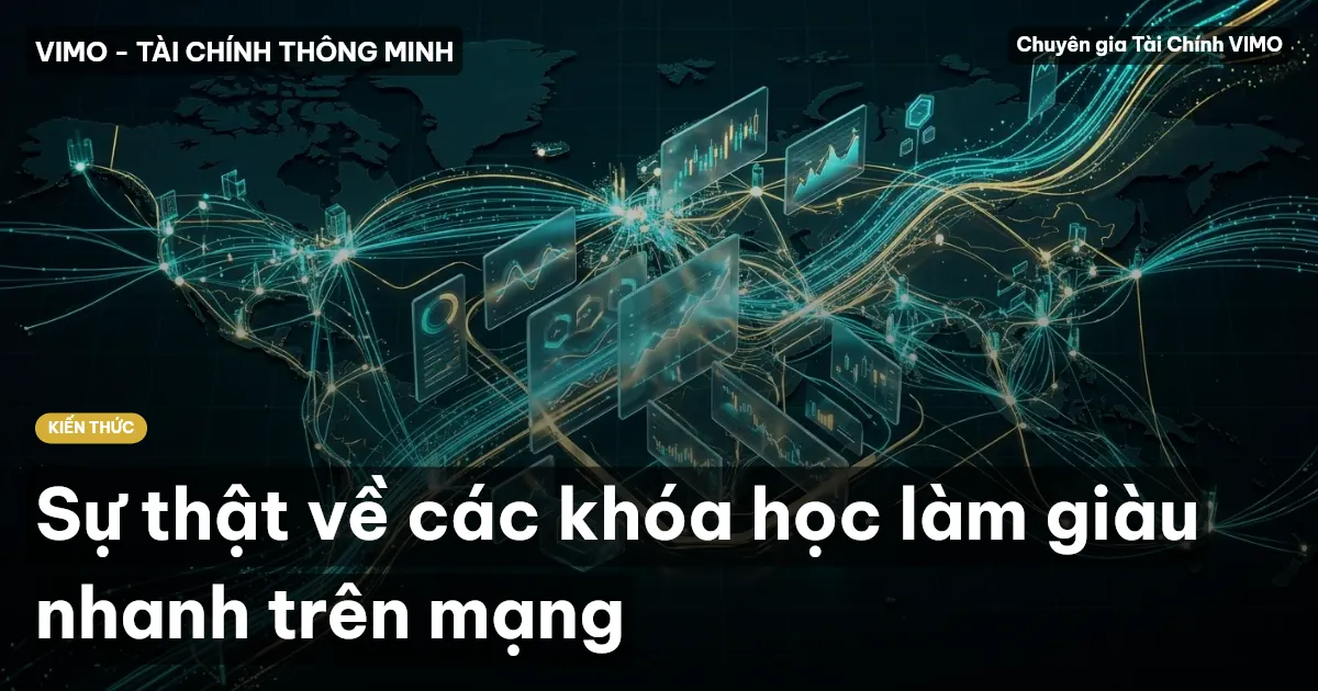 Sự thật về các khóa học làm giàu nhanh trên mạng