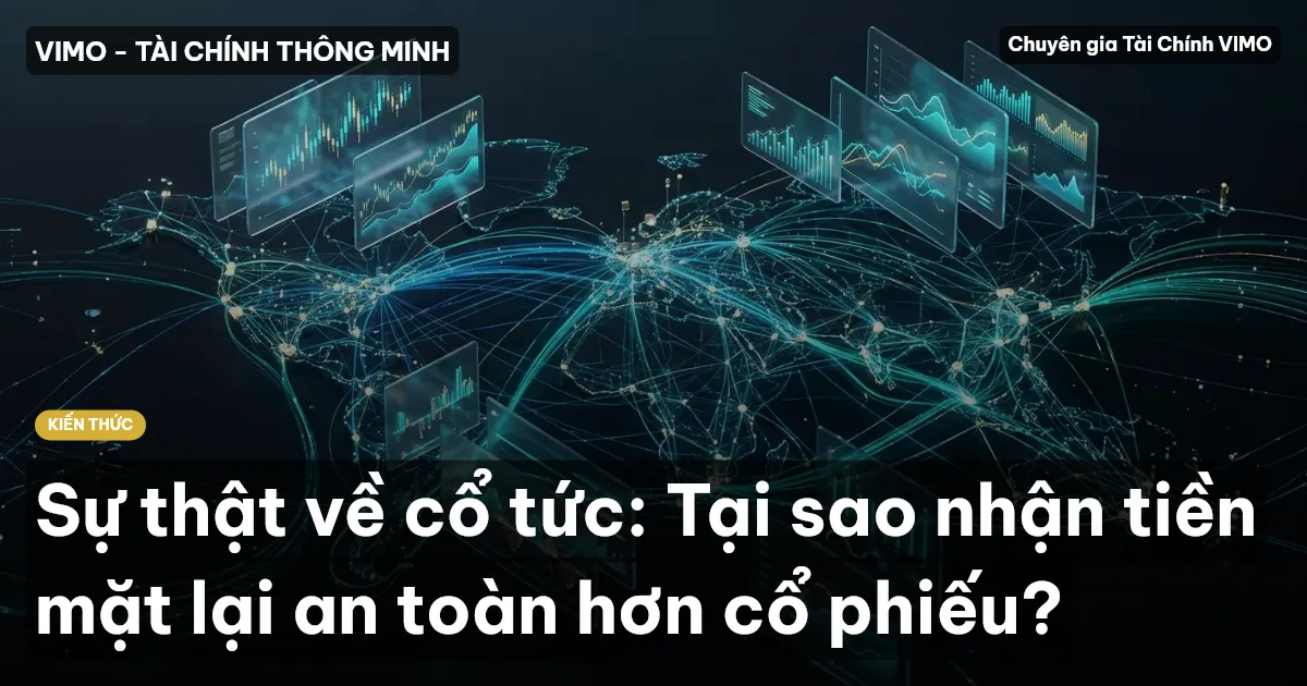 Sự thật về cổ tức: Tại sao nhận tiền mặt lại an toàn hơn cổ phiếu?