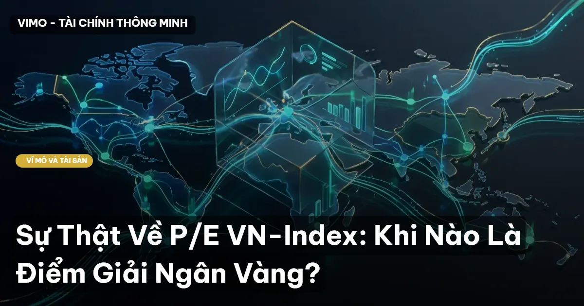 Sự Thật Về P/E VN-Index: Khi Nào Là Điểm Giải Ngân Vàng?