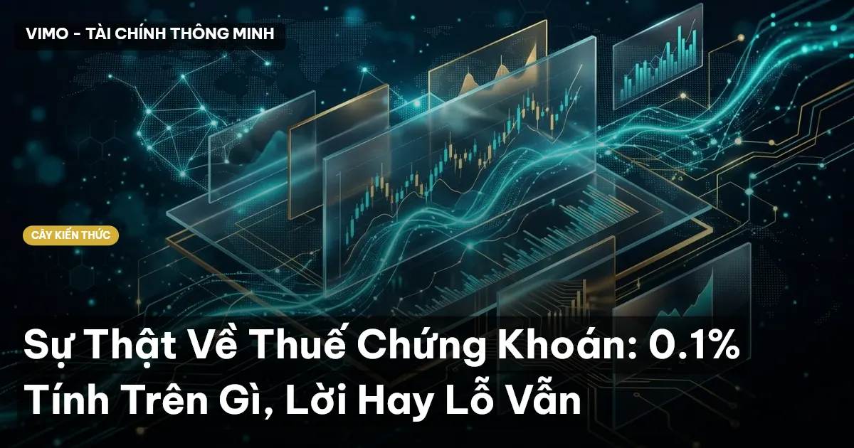 Sự Thật Về Thuế Chứng Khoán: 0.1% Tính Trên Gì, Lời Hay Lỗ Vẫn