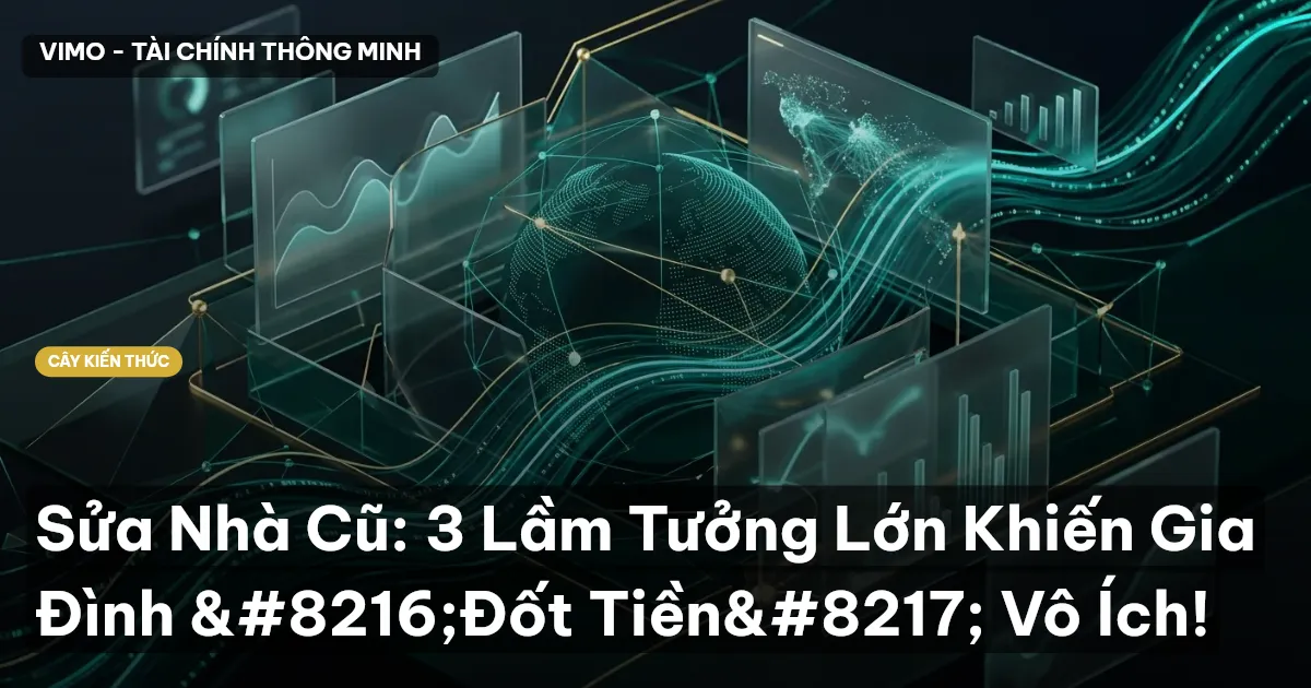 Sửa Nhà Cũ: 3 Lầm Tưởng Lớn Khiến Gia Đình ‘Đốt Tiền’ Vô Ích!