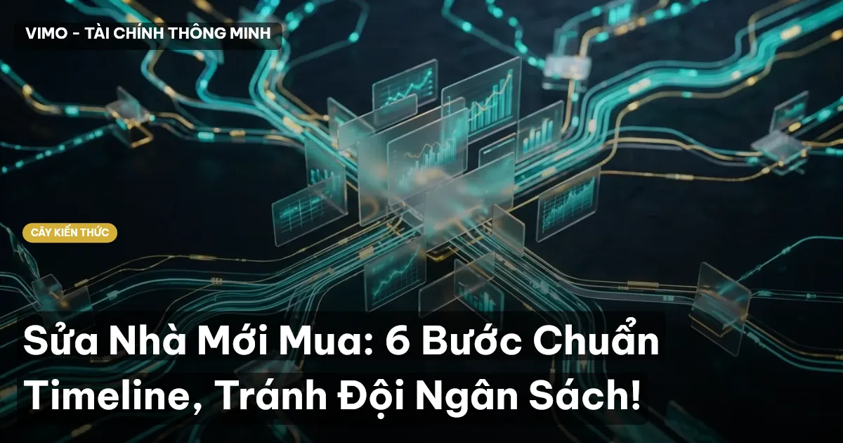 Sửa Nhà Mới Mua: 6 Bước Chuẩn Timeline, Tránh Đội Ngân Sách!