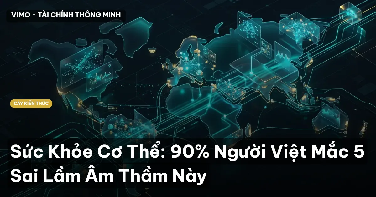 Sức Khỏe Cơ Thể: 90% Người Việt Mắc 5 Sai Lầm Âm Thầm Này