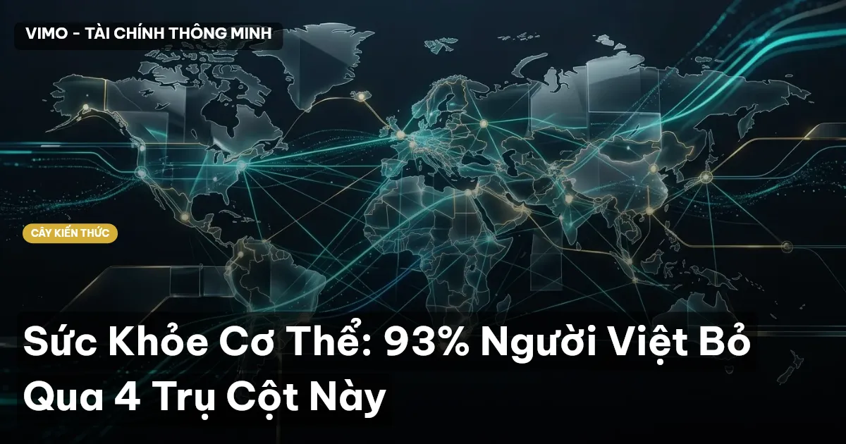 Sức Khỏe Cơ Thể: 93% Người Việt Bỏ Qua 4 Trụ Cột Này