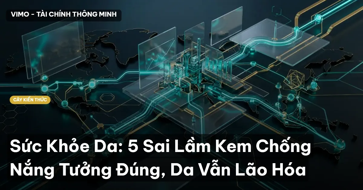 Sức Khỏe Da: 5 Sai Lầm Kem Chống Nắng Tưởng Đúng, Da Vẫn Lão Hóa