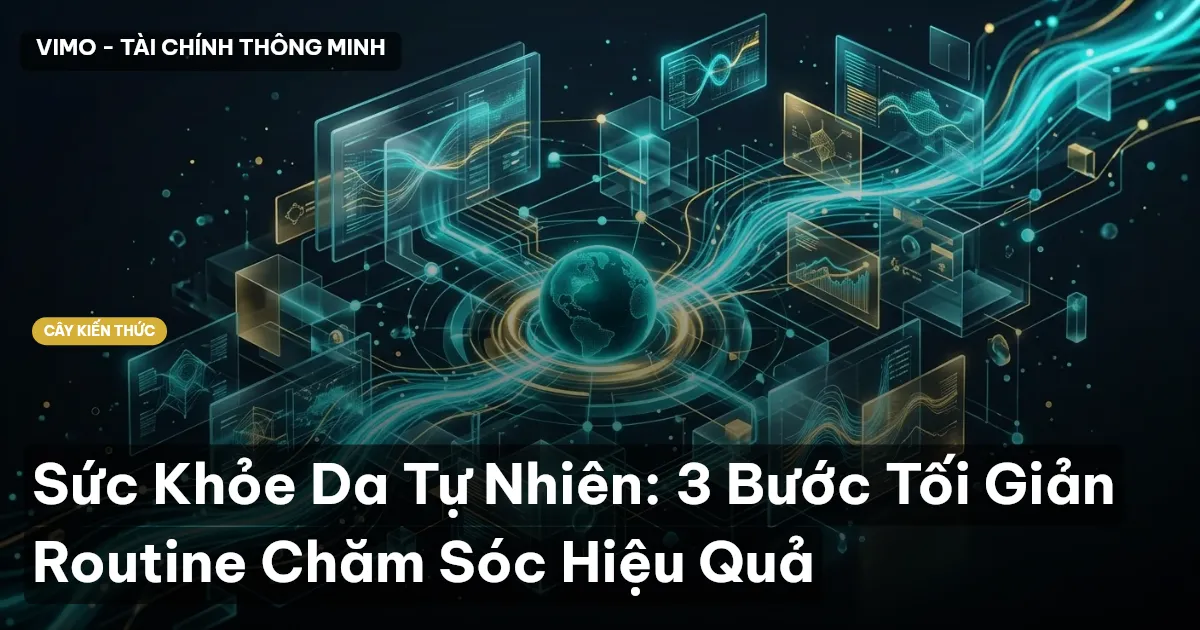 Sức Khỏe Da Tự Nhiên: 3 Bước Tối Giản Routine Chăm Sóc Hiệu Quả