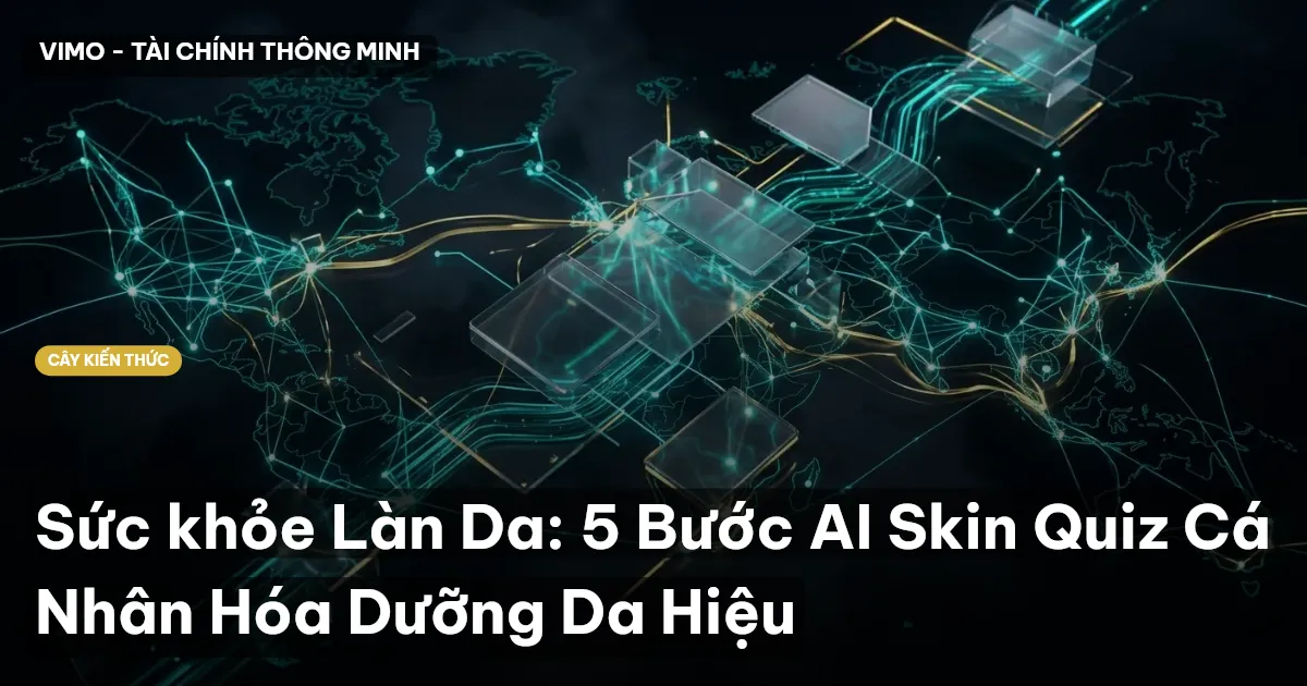 Sức khỏe Làn Da: 5 Bước AI Skin Quiz Cá Nhân Hóa Dưỡng Da Hiệu