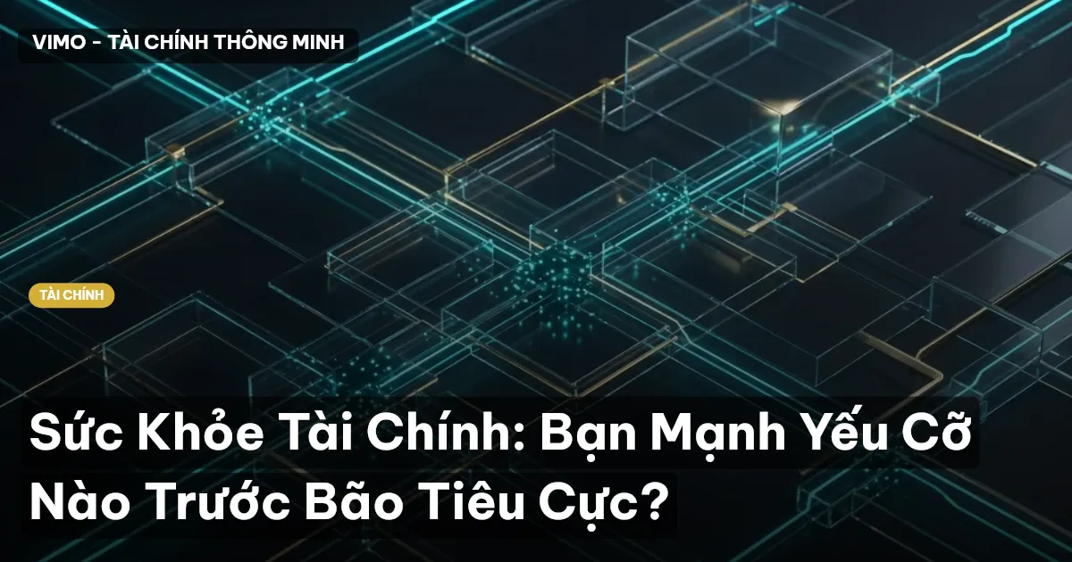 Sức Khỏe Tài Chính: Bạn Mạnh Yếu Cỡ Nào Trước Bão Tiêu Cực?