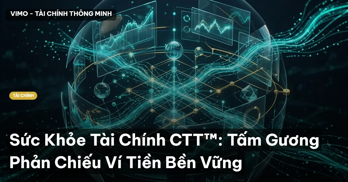 Sức Khỏe Tài Chính CTT™: Tấm Gương Phản Chiếu Ví Tiền Bền Vững