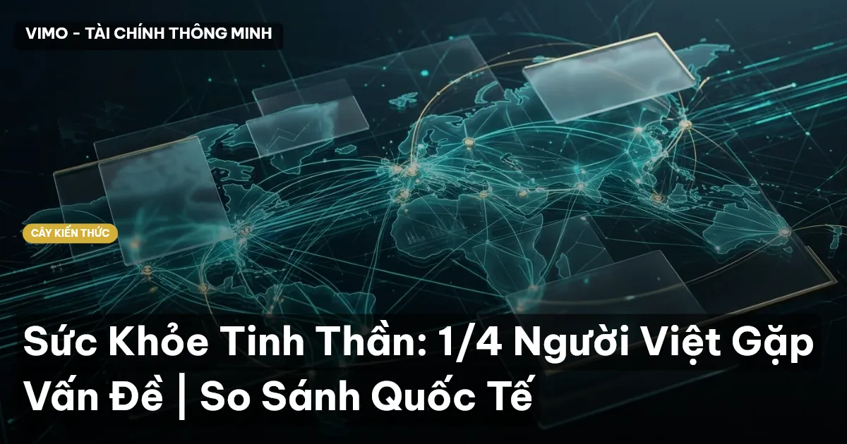 Sức Khỏe Tinh Thần: 1/4 Người Việt Gặp Vấn Đề | So Sánh Quốc Tế