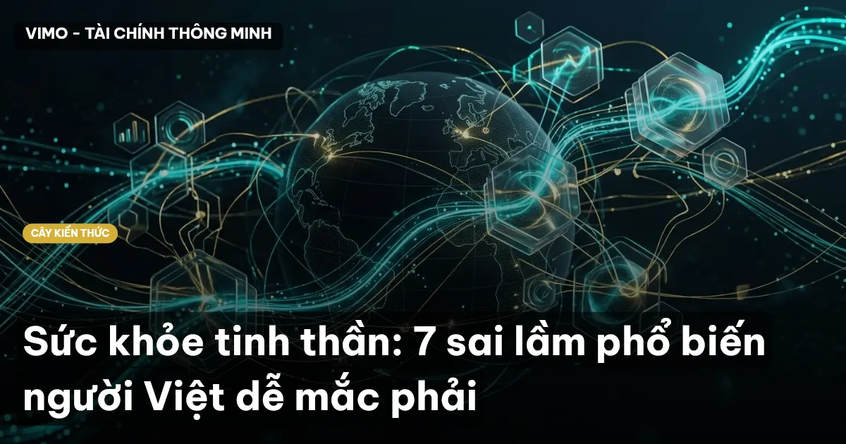 Sức khỏe tinh thần: 7 sai lầm phổ biến người Việt dễ mắc phải