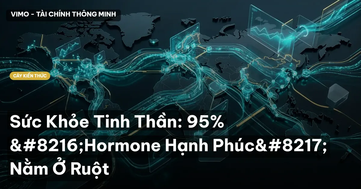 Sức Khỏe Tinh Thần: 95% ‘Hormone Hạnh Phúc’ Nằm Ở Ruột