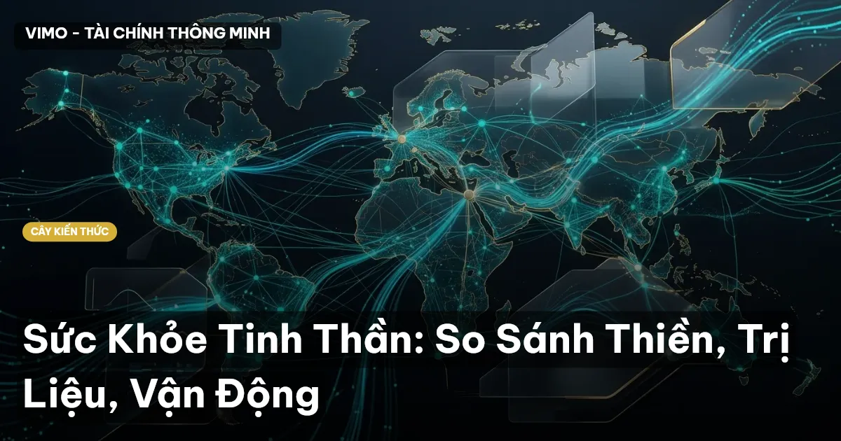 Sức Khỏe Tinh Thần: So Sánh Thiền, Trị Liệu, Vận Động