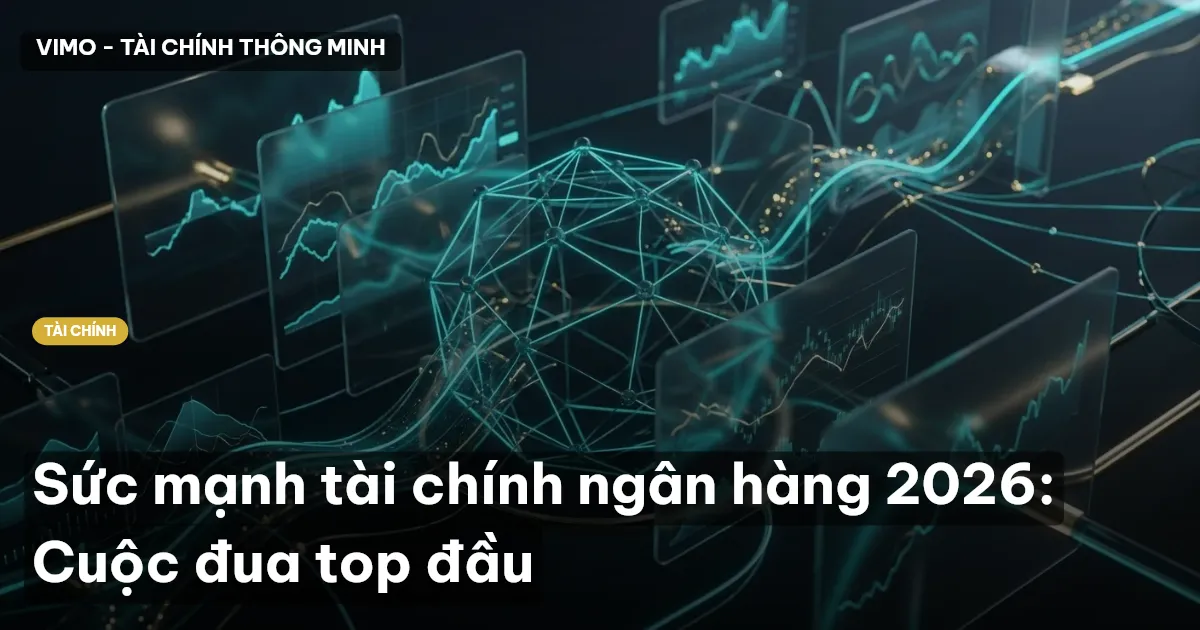 Sức mạnh tài chính ngân hàng 2026: Cuộc đua top đầu