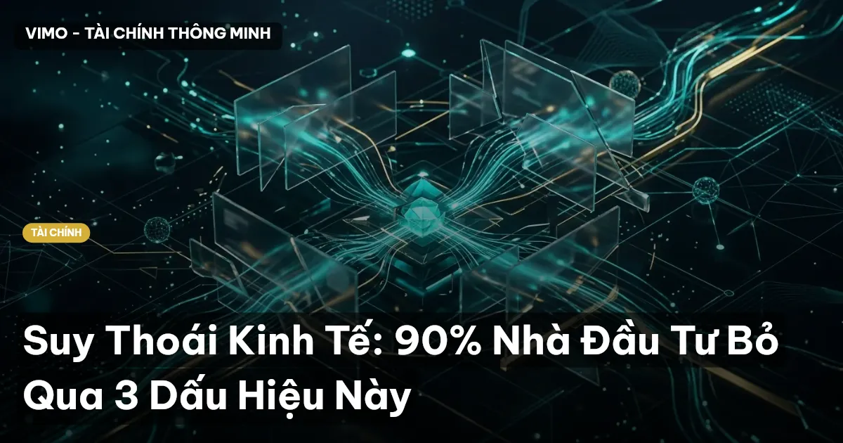 Suy Thoái Kinh Tế: 90% Nhà Đầu Tư Bỏ Qua 3 Dấu Hiệu Này