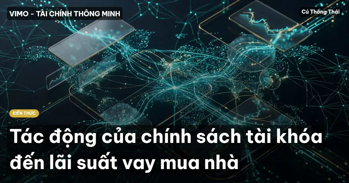 Tác động của chính sách tài khóa đến lãi suất vay mua nhà