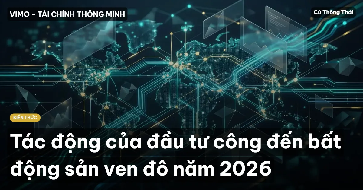 Tác động của đầu tư công đến bất động sản ven đô năm 2026