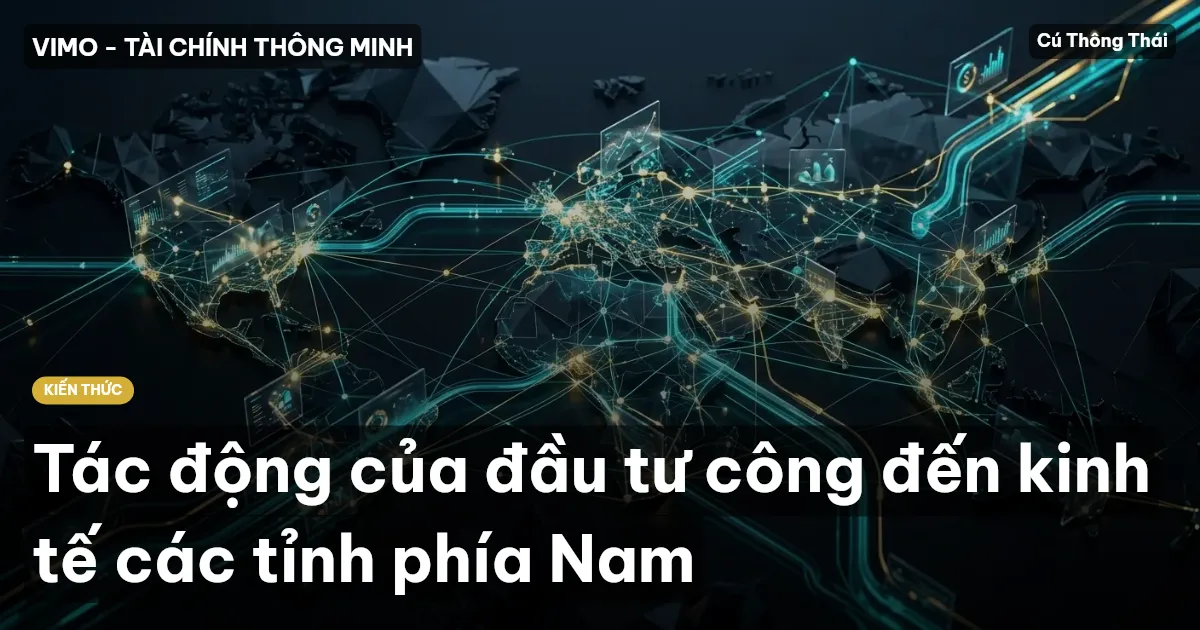 Tác động của đầu tư công đến kinh tế các tỉnh phía Nam