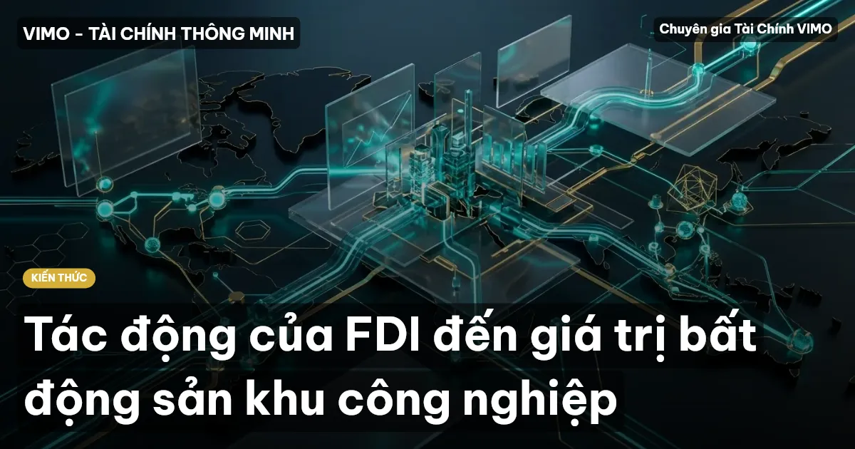 Tác động của FDI đến giá trị bất động sản khu công nghiệp
