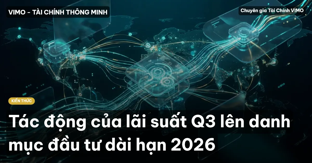 Tác động của lãi suất Q3 lên danh mục đầu tư dài hạn 2026