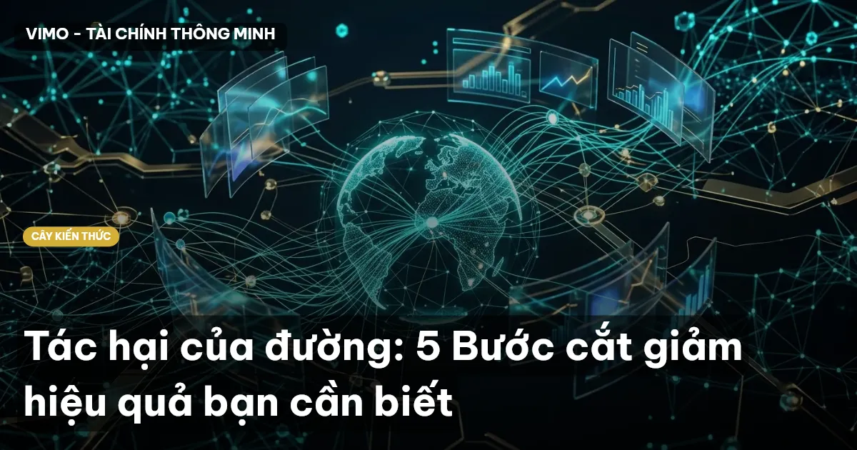 Tác hại của đường: 5 Bước cắt giảm hiệu quả bạn cần biết