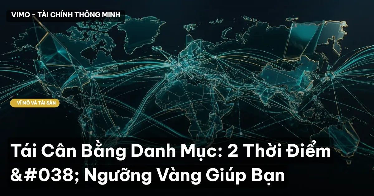 Tái Cân Bằng Danh Mục: 2 Thời Điểm & Ngưỡng Vàng Giúp Bạn
