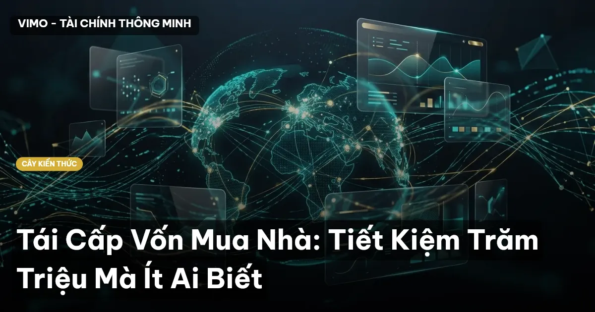 Tái Cấp Vốn Mua Nhà: Tiết Kiệm Trăm Triệu Mà Ít Ai Biết