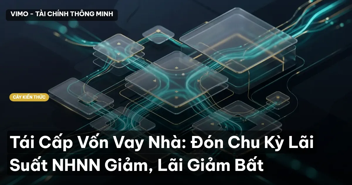 Tái Cấp Vốn Vay Nhà: Đón Chu Kỳ Lãi Suất NHNN Giảm, Lãi Giảm Bất