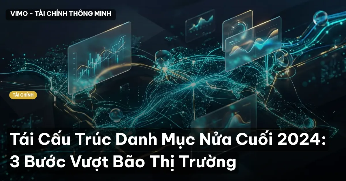 Tái Cấu Trúc Danh Mục Nửa Cuối 2024: 3 Bước Vượt Bão Thị Trường