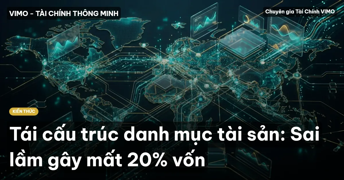 Tái cấu trúc danh mục tài sản: Sai lầm gây mất 20% vốn