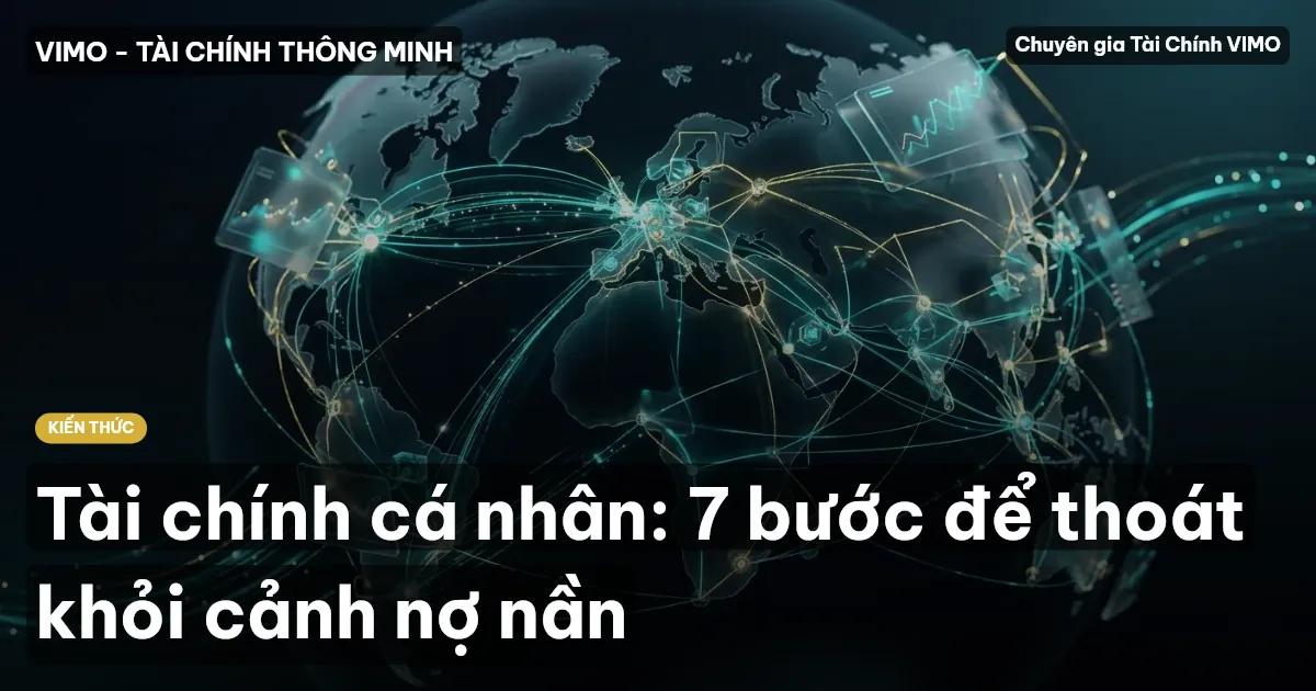 Tài chính cá nhân: 7 bước để thoát khỏi cảnh nợ nần
