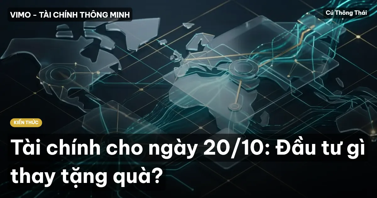 Tài chính cho ngày 20/10: Đầu tư gì thay tặng quà?