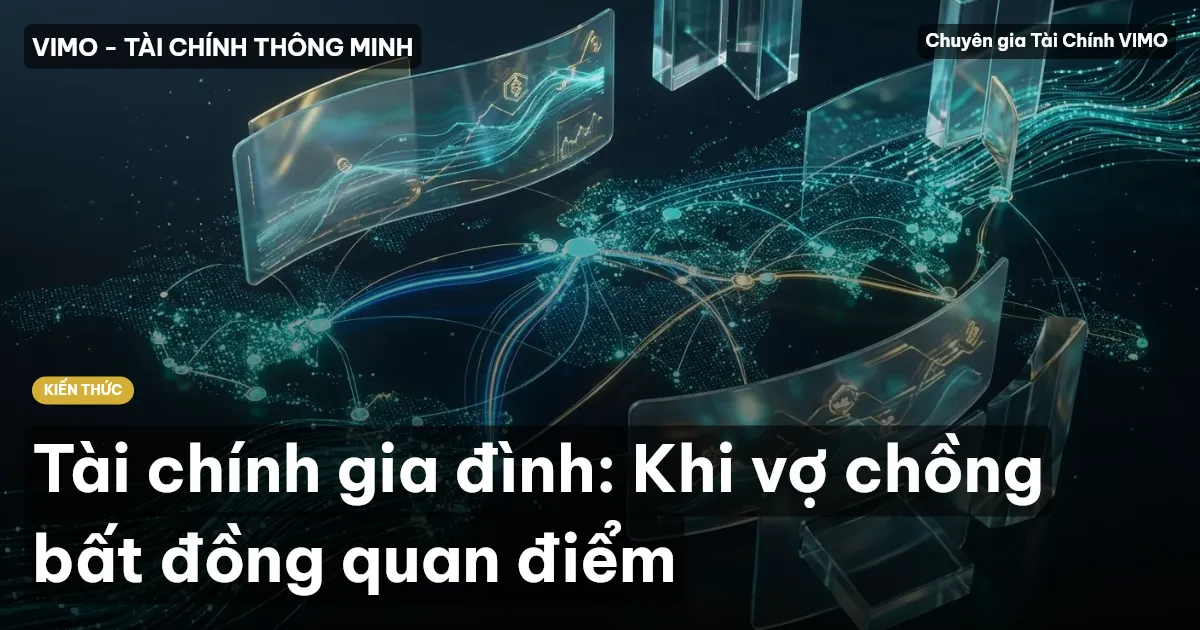Tài chính gia đình: Khi vợ chồng bất đồng quan điểm