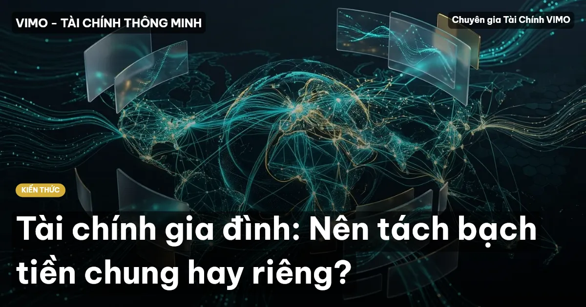 Tài chính gia đình: Nên tách bạch tiền chung hay riêng?
