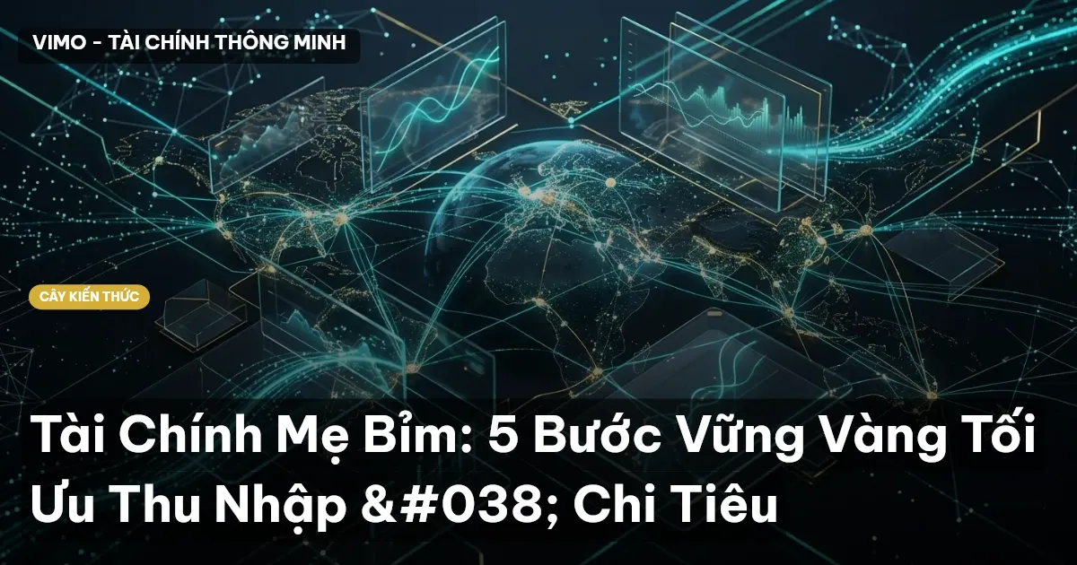 Tài Chính Mẹ Bỉm: 5 Bước Vững Vàng Tối Ưu Thu Nhập & Chi Tiêu