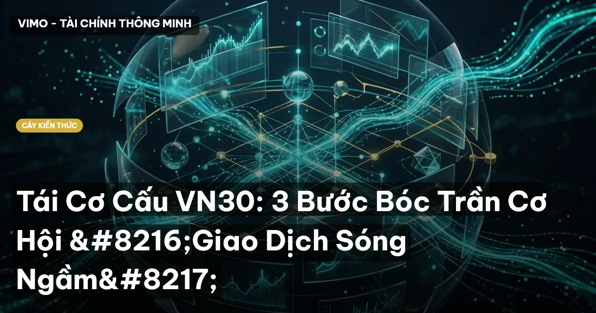 Tái Cơ Cấu VN30: 3 Bước Bóc Trần Cơ Hội ‘Giao Dịch Sóng Ngầm’