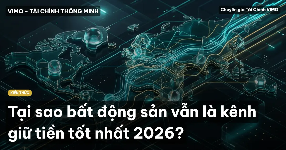 Tại sao bất động sản vẫn là kênh giữ tiền tốt nhất 2026?