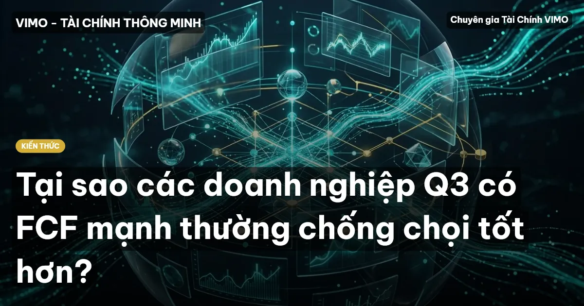 Tại sao các doanh nghiệp Q3 có FCF mạnh thường chống chọi tốt hơn?
