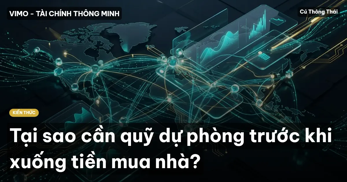 Tại sao cần quỹ dự phòng trước khi xuống tiền mua nhà?