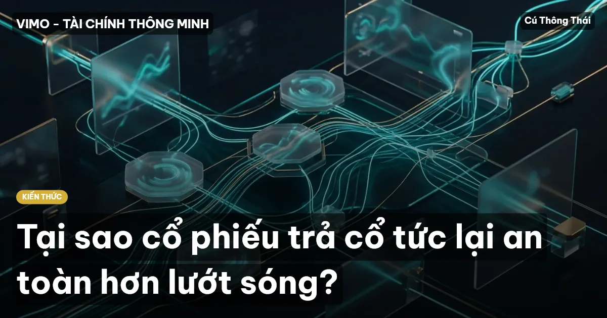 Tại sao cổ phiếu trả cổ tức lại an toàn hơn lướt sóng?
