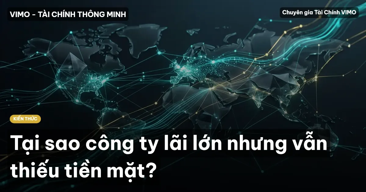 Tại sao công ty lãi lớn nhưng vẫn thiếu tiền mặt?
