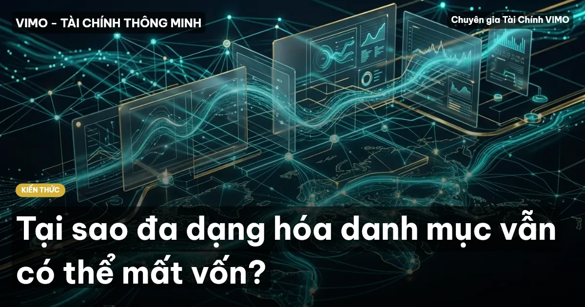 Tại sao đa dạng hóa danh mục vẫn có thể mất vốn?