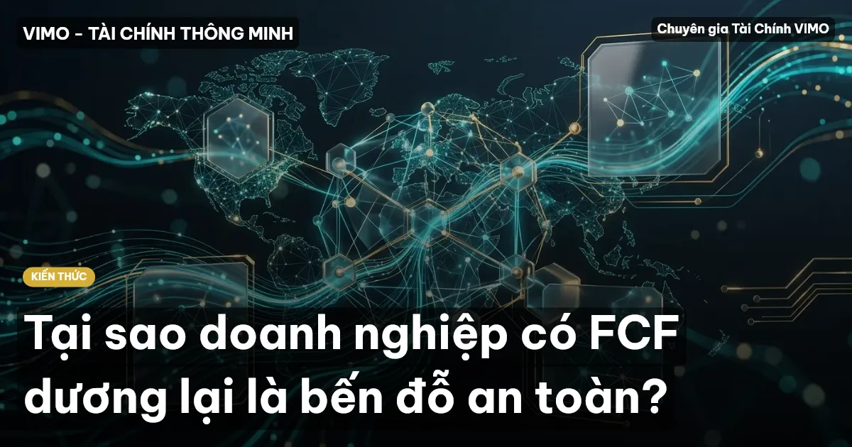 Tại sao doanh nghiệp có FCF dương lại là bến đỗ an toàn?