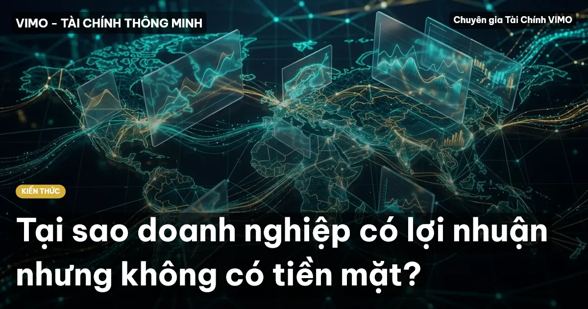 Tại sao doanh nghiệp có lợi nhuận nhưng không có tiền mặt?